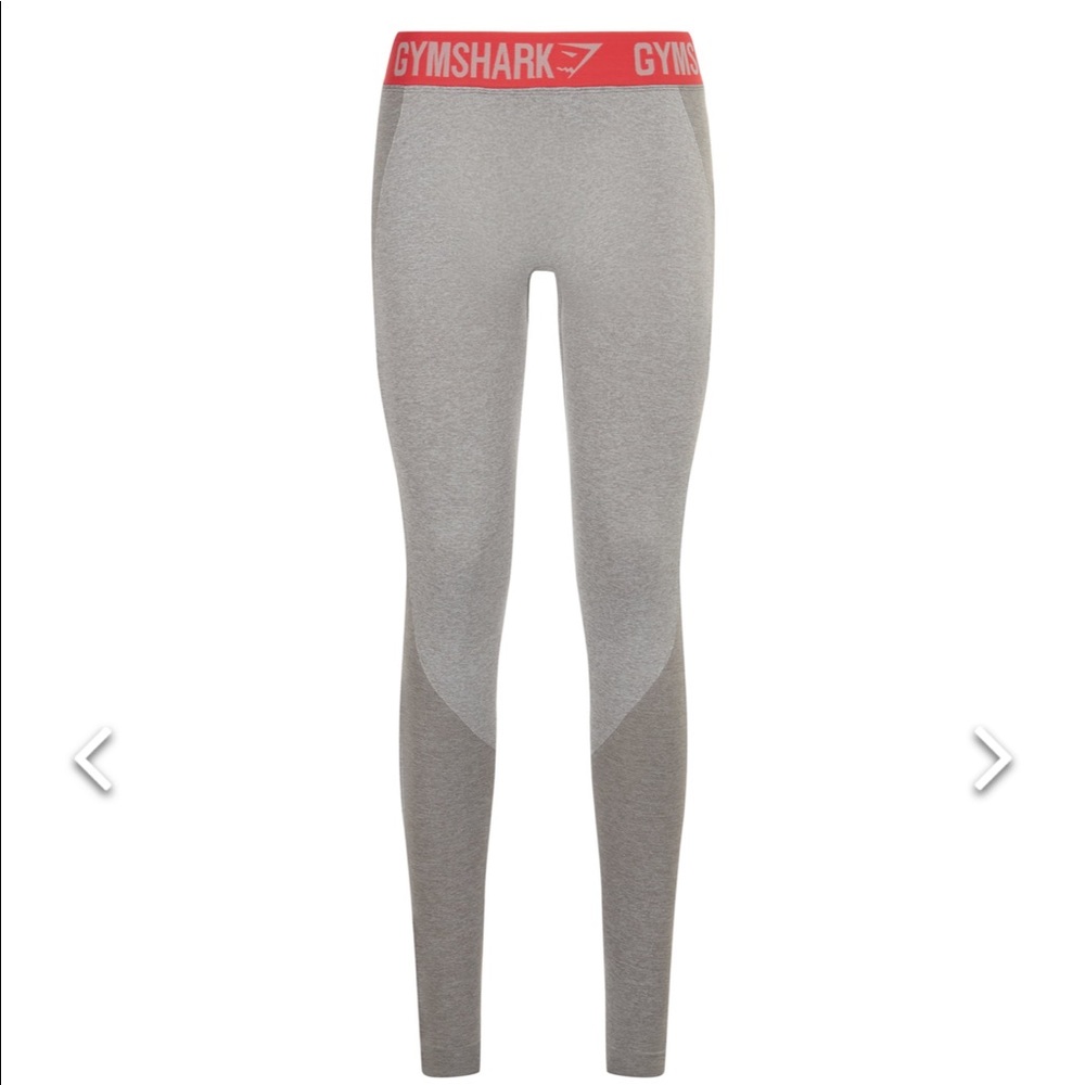 Gym shark Flex Leggings grey hot pink